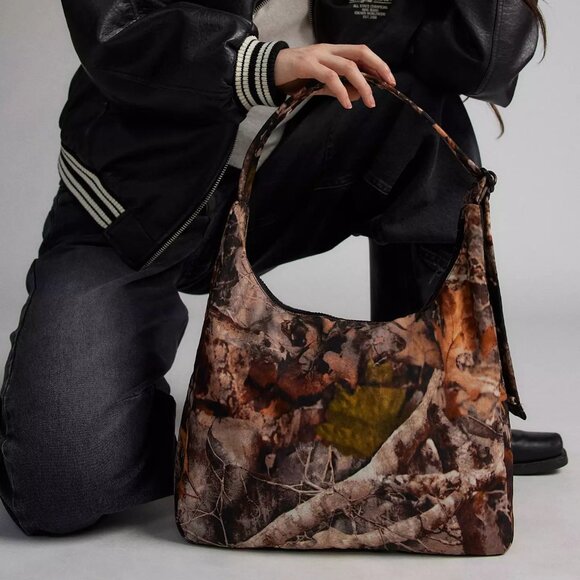 NWT Baggu Nylon Shoulder Bag - Photo Forest - Picture 9 of 10